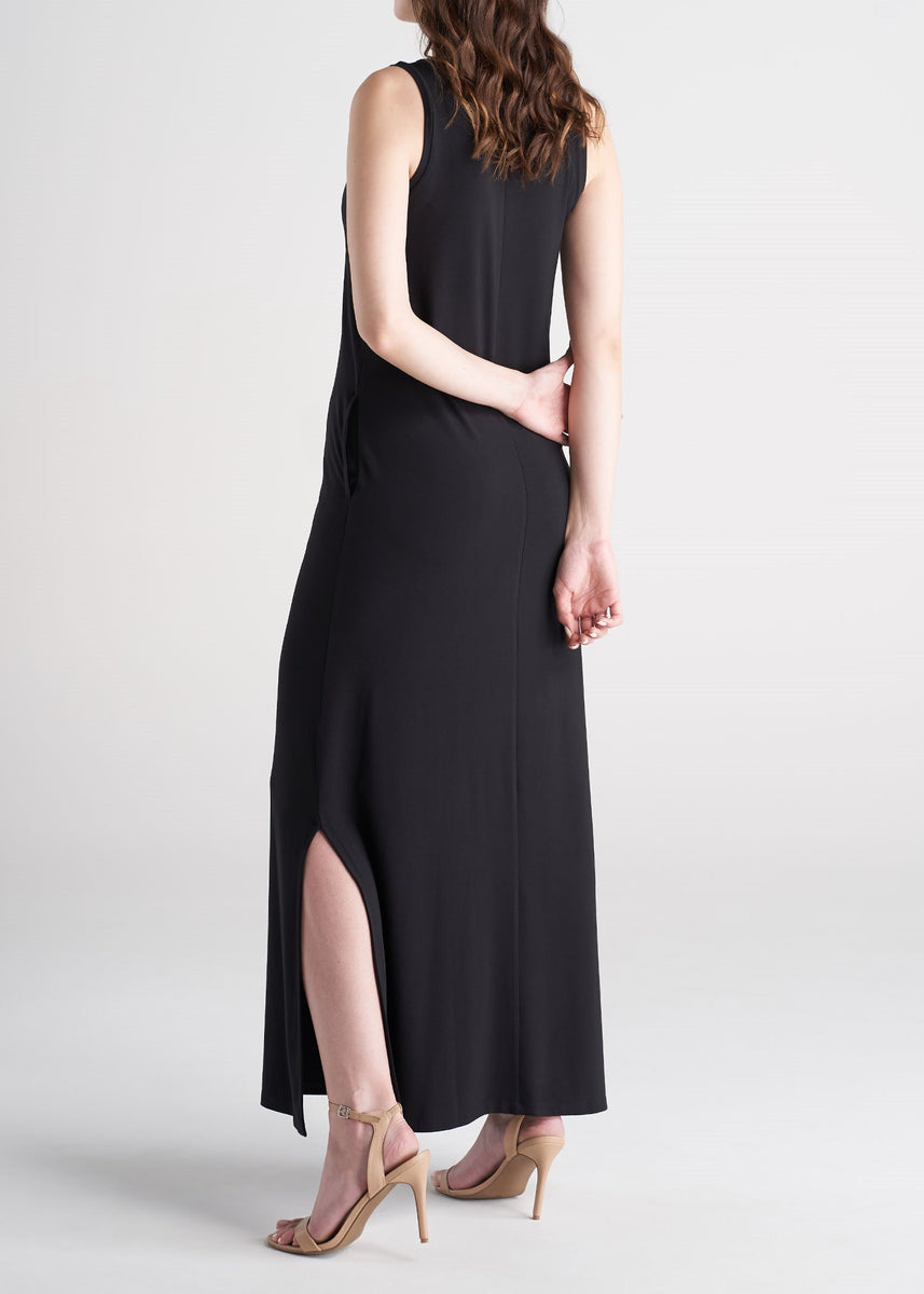 Women's Tall Jersey Maxi Dress in Black ...